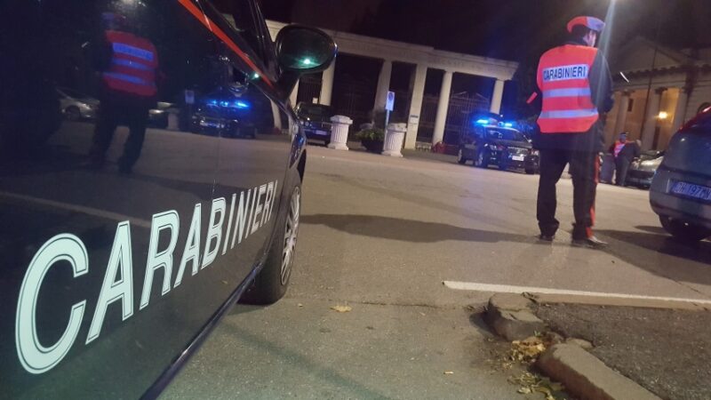 Carabinieri notte BS Carabinieri notte BS