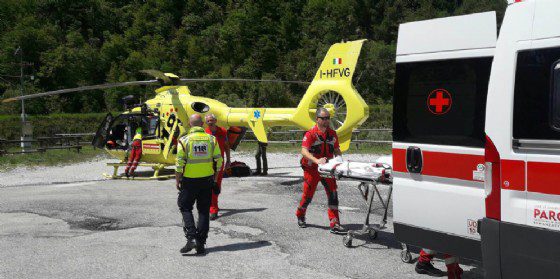 elicottero 118 strada