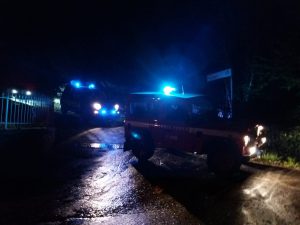 intervento notte vigili fuoco