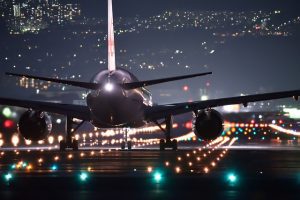 Aereo notte