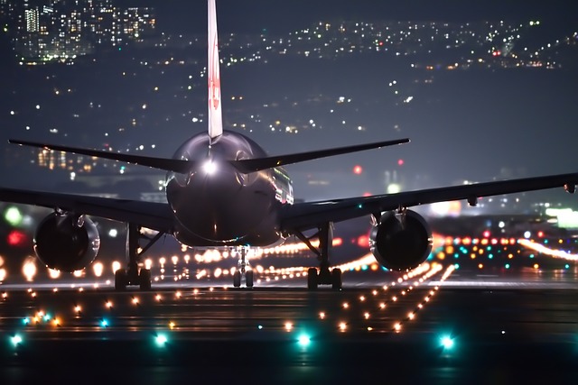 Aereo notte