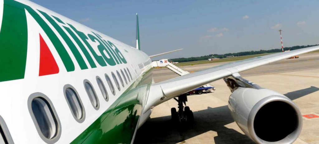 alitalia bergamo roma