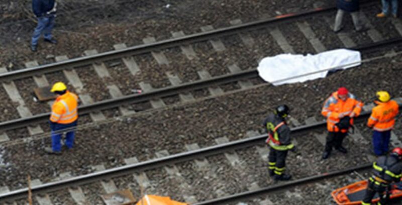travolto da treno travolto da treno