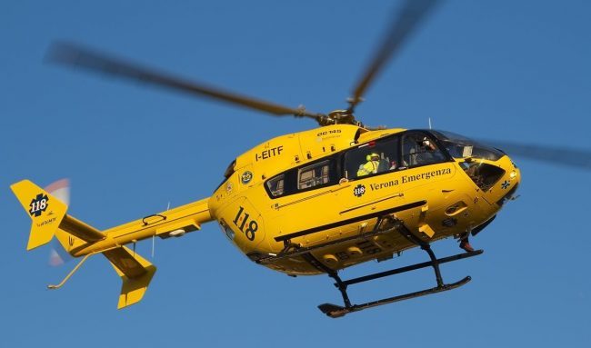 Grave un ciclista trasportato in elisoccorso Grave un ciclista trasportato in elisoccorso