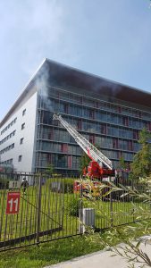 incendio papa giovanni bergamo