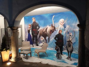 frozen set cinematografico