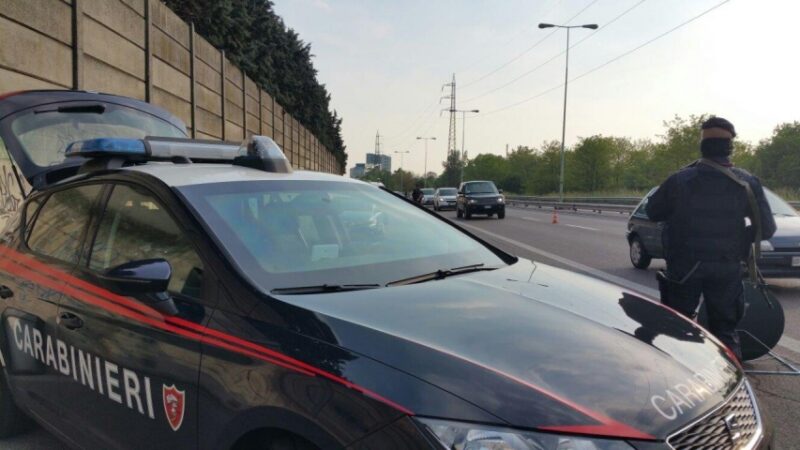 Carabinieri posto blocco Carabinieri posto blocco