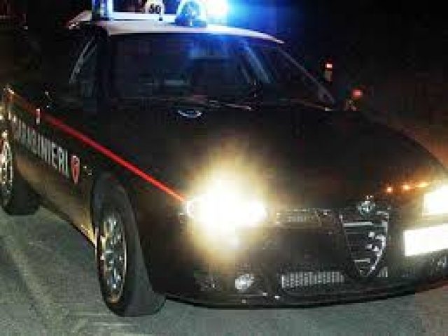 Carabinieri nella notte