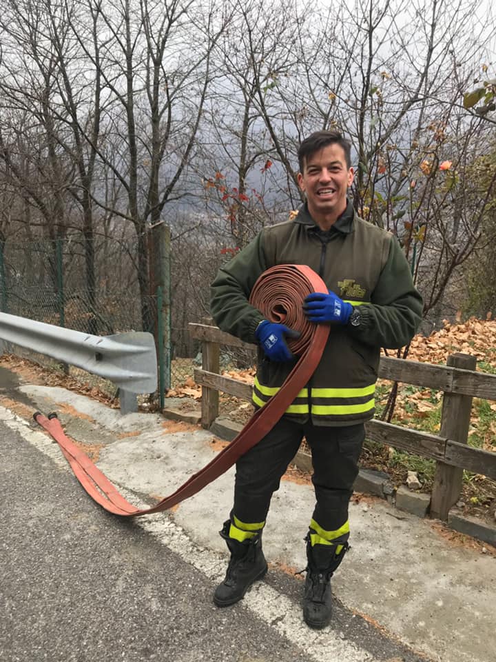 sandro farisoglio vigile del fuoco