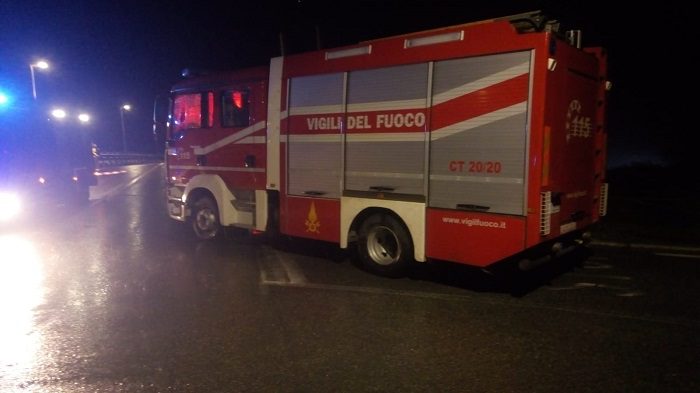 vigili del fuoco intervento