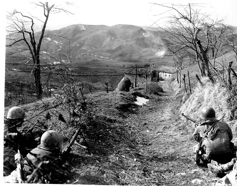 800px 10th Mountain securing road Italy 1945 800px 10th Mountain securing road Italy 1945