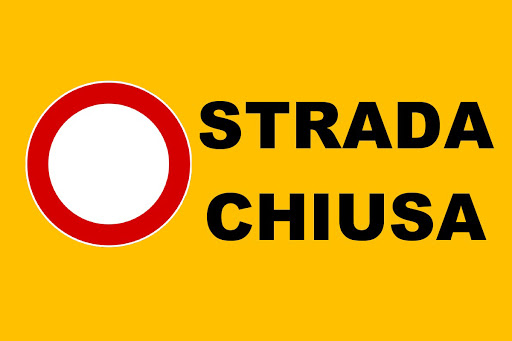 strada chiusa strada chiusa