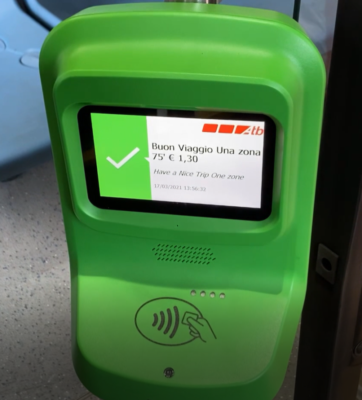 validatori contactless ATB 3 validatori contactless ATB 3
