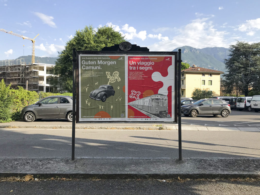 I Manifesti rupestri di Lorenzo Caffi affissi per la strade della Valle Camonica 1 I Manifesti rupestri di Lorenzo Caffi affissi per la strade della Valle Camonica 1