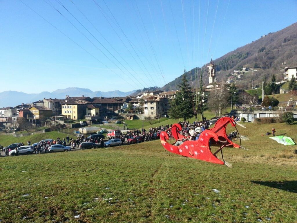 befana parapendio gandino