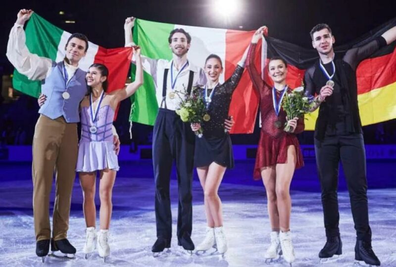 Campionati Europei Pattinaggio: doppietta azzurra per i pattinatori di figura bergamaschi