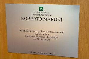 Sala Giunta di Palazzo Lombardia intitolata a Roberto Maroni