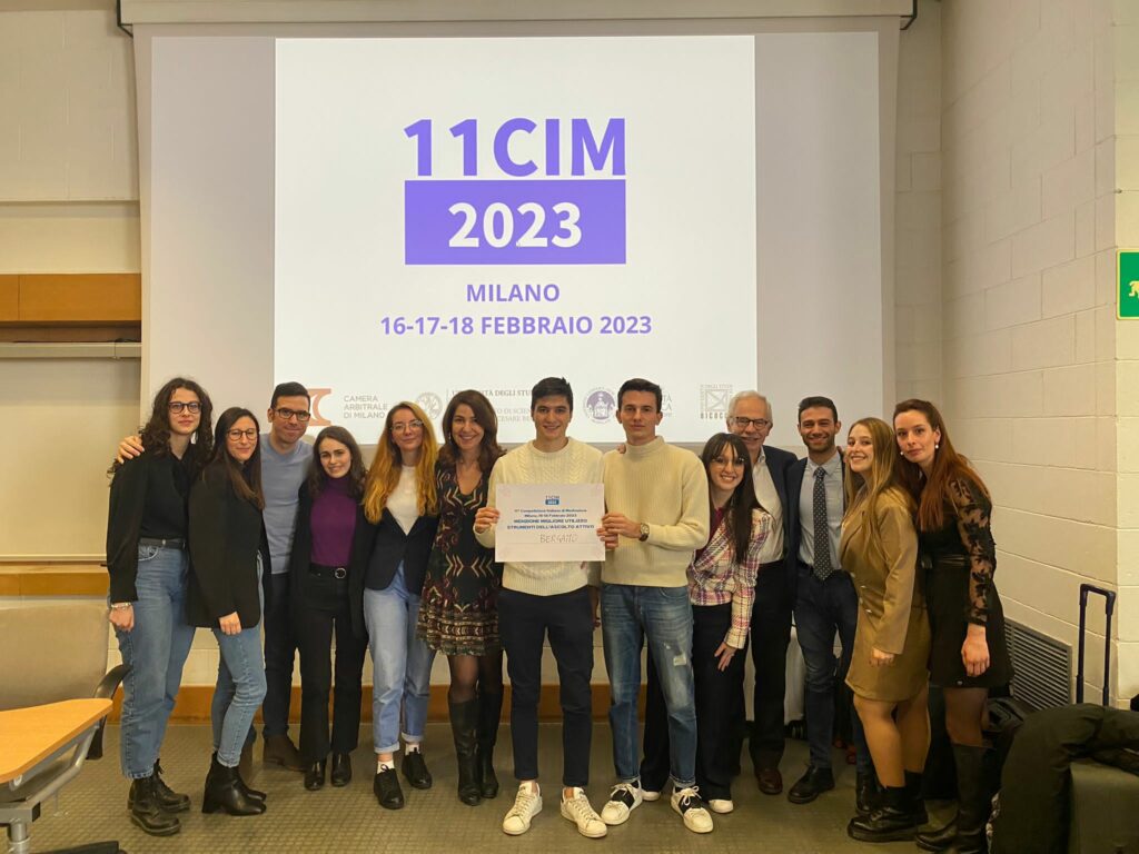CIM 2023: la squadra di UniBg si aggiudica il premio speciale "Miglior utilizzo degli strumenti dell'ascolto attivo"