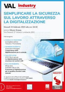 La digitalizzazione: alleata della sicurezza sul lavoro
