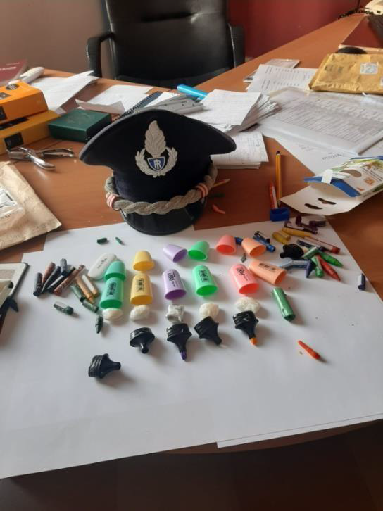 sequestro droga Operazione antidroga della Polizia Penitenziaria di Bergamo