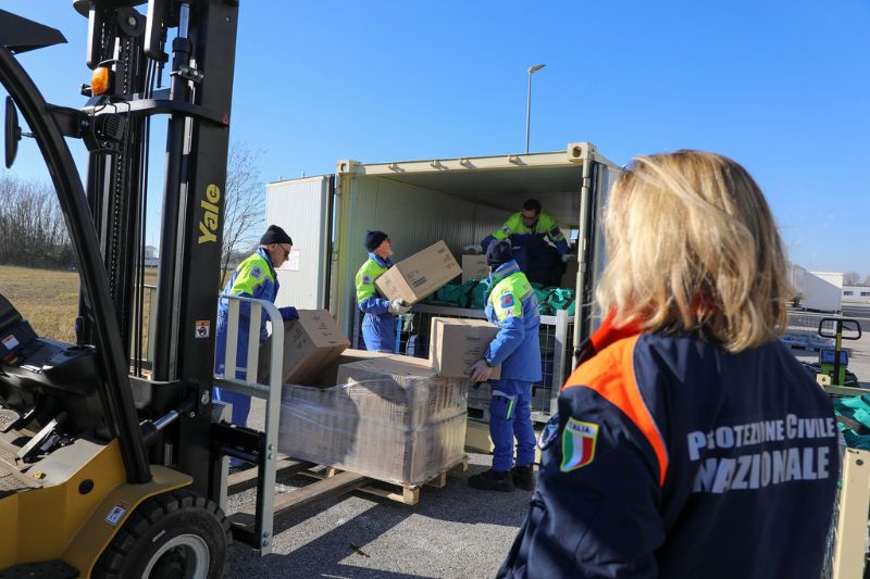 terrermoto turchia scarico container palmanova evidenza Sisma in Turchia e Siria: UniBG in sostegno a studenti e popolazioni colpite