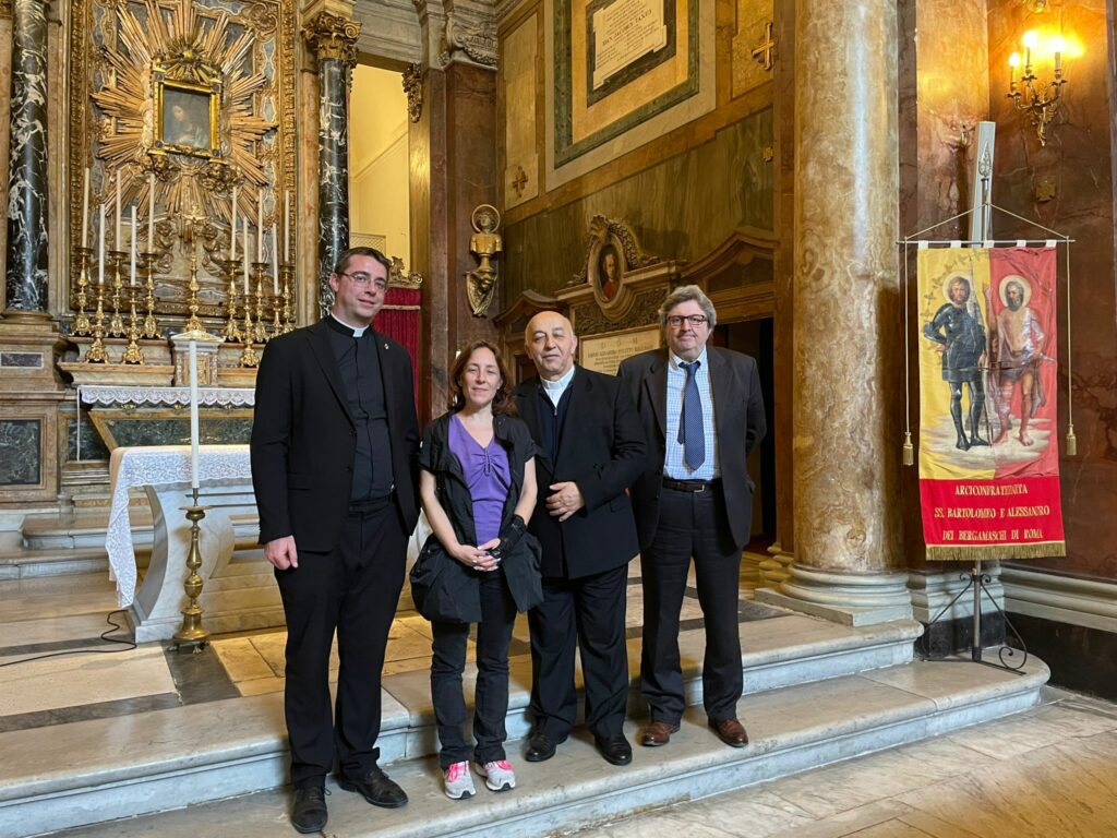 ARCICONFRATERNITA Delegazione della Parrocchia di Scanzorosciate a Roma per funzioni religiose