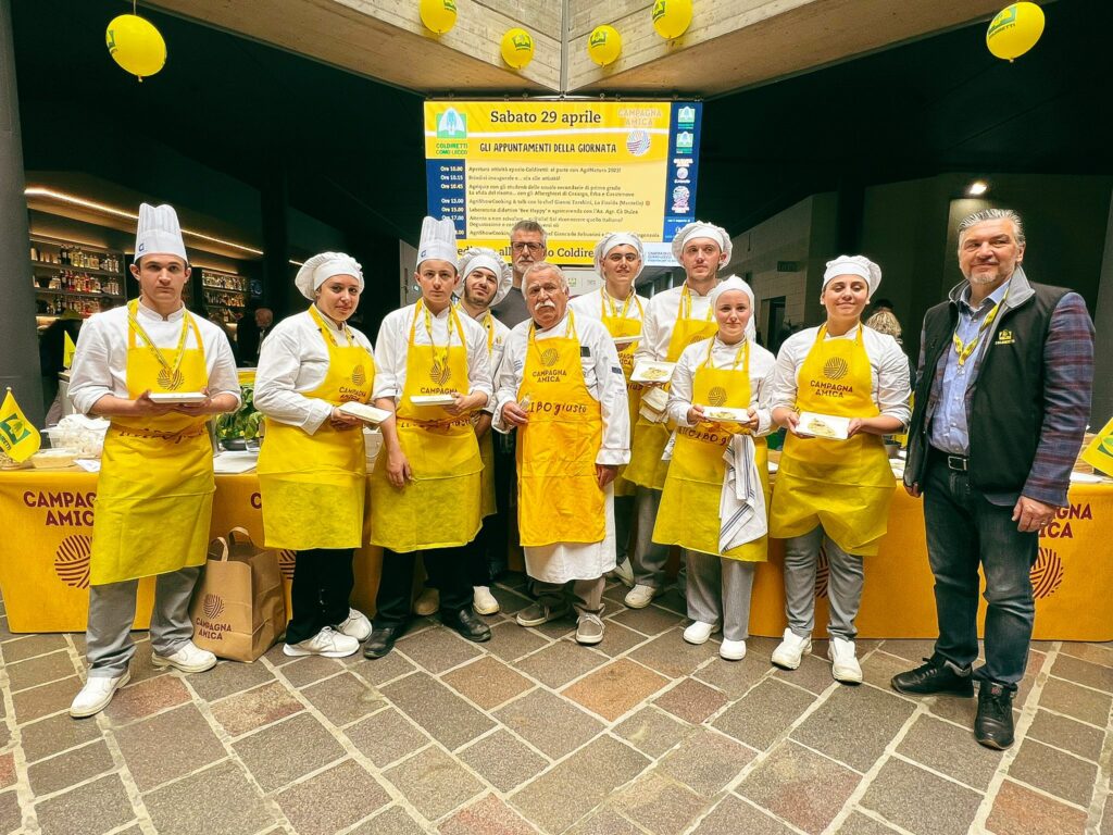 AgriNatura 1 Il contest con gli allievi degli Istituti Alberghieri Apertura col botto per Coldiretti ad AgriNatura