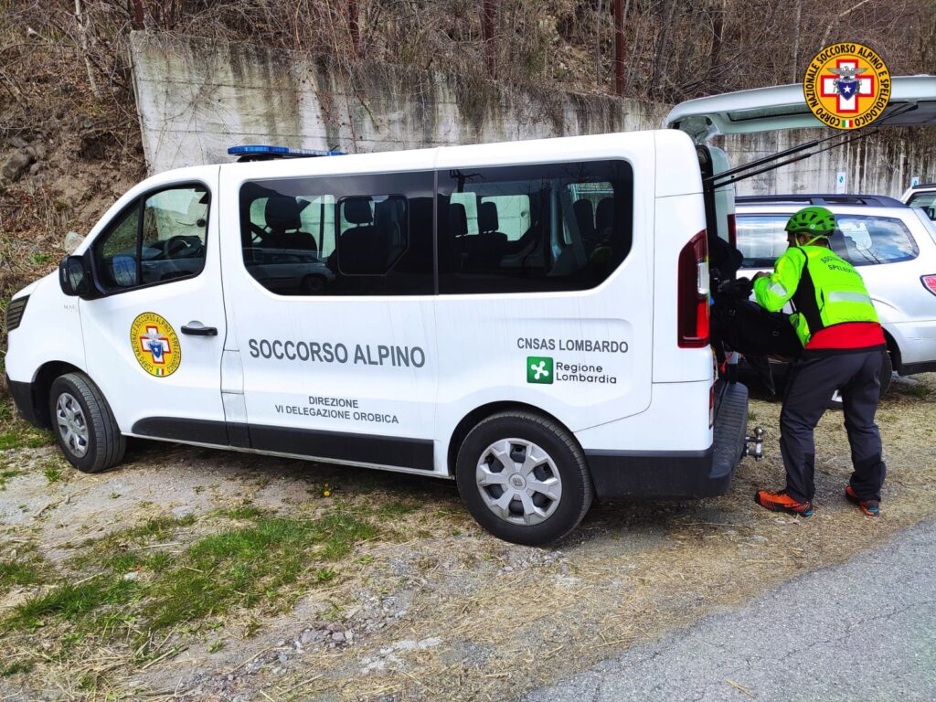Intervento del Soccorso alpino per uomo deceduto lungo mulattiera