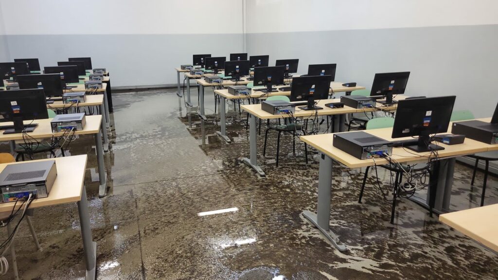 Disagi nelle scuole a causa del maltempo