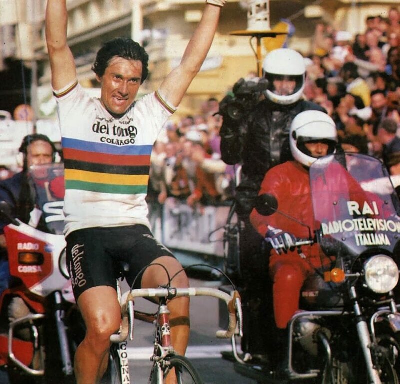 “RACCONTI SUI PEDALI”, A GANDINO OSPITE ILLUSTRE IL CAMPIONE DEL MONDO GIUSEPPE SARONNI