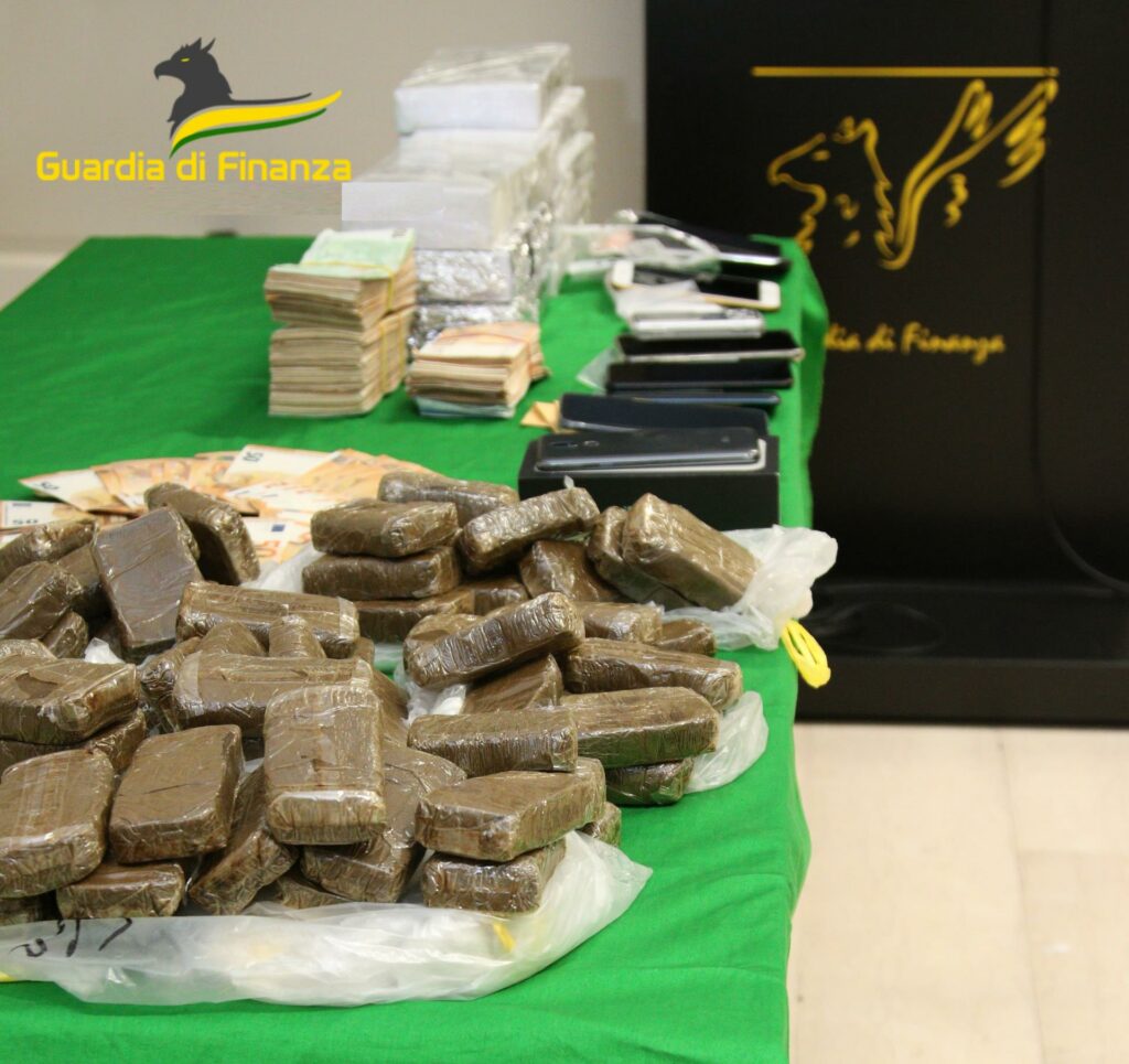 sequestro droga Operazione antidroga: sequestrati 700Kg di droga e beni per 650.000 euro