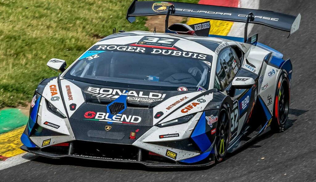 01. LAMBORGHINI SUPER TROFEO EUROPA Podio del team Bonaldi Motorsport a Spa Francorchamps Lamborghini Super Trofeo Europa: terzo posto conquistato dal team di Bonaldi Motorsport