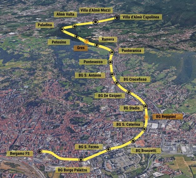 Linea tramviaria T2 Bergamo-Villa d’Almè: sottoscritto il contratto per la progettazione esecutiva