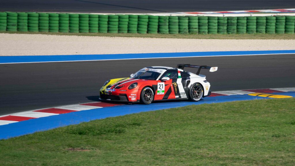 01 Diego Bertonelli si prepara allultima gara della stagione 2023 A IMOLA L’ULTIMO ATTO DELLA PORSCHE CARRERA CUP 2023