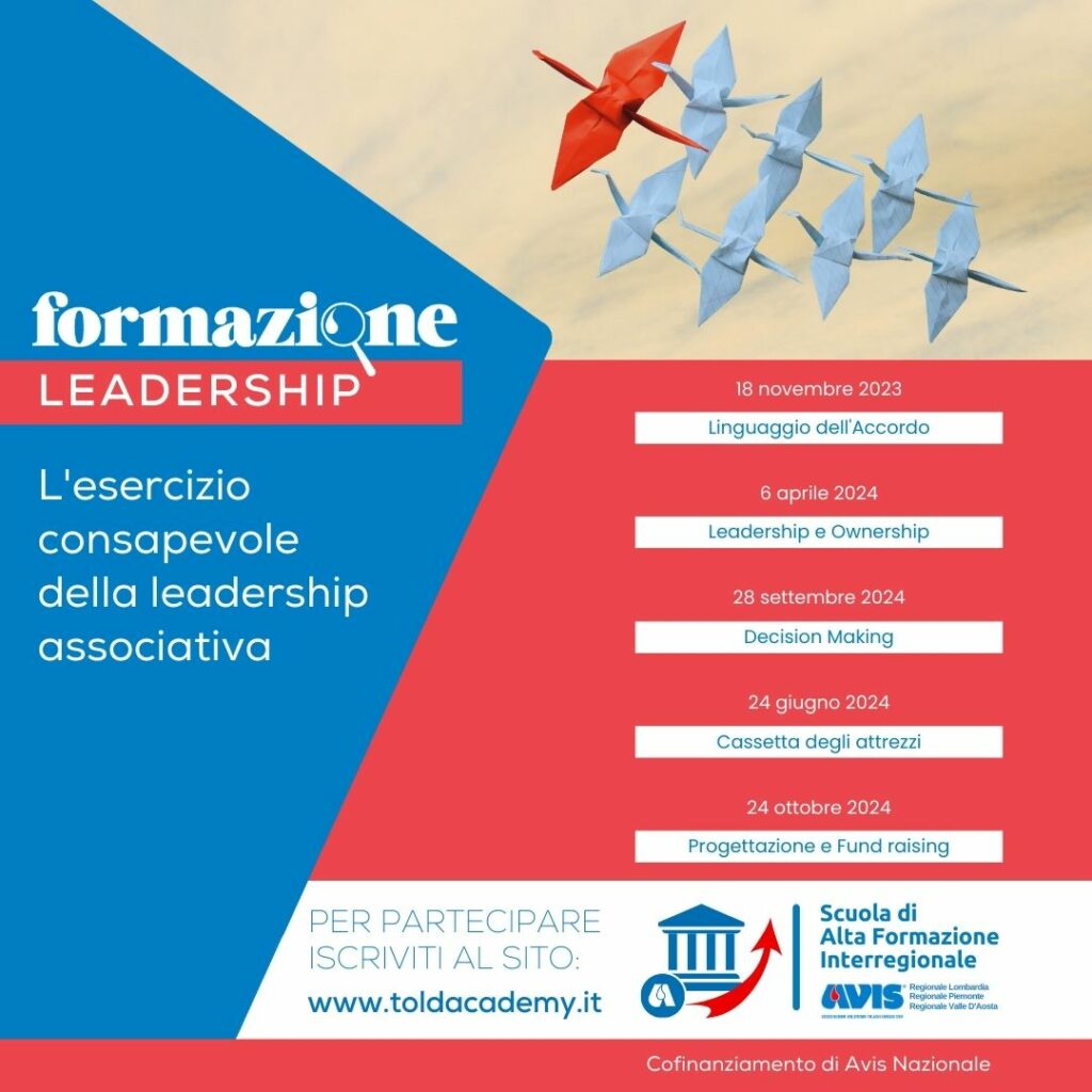 02 Scuola di Alta Formazione Interregionale Leadership 02 Scuola di Alta Formazione Interregionale Leadership