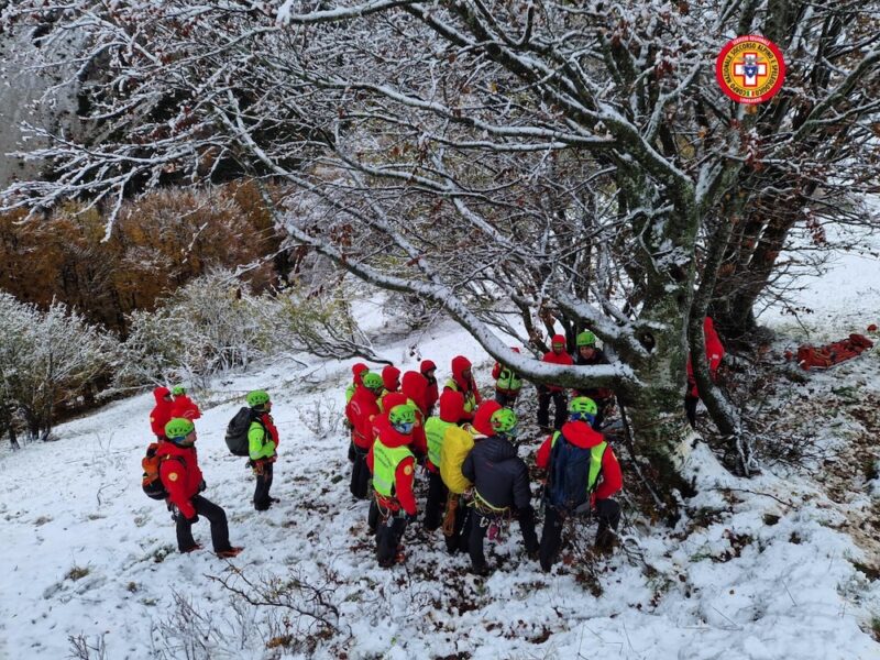 Esercitazione per il Soccorso Alpino