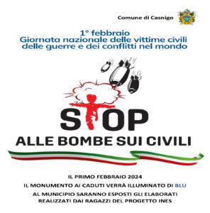 1 febbraio - Giornata nazionale vittime civili delle guerre