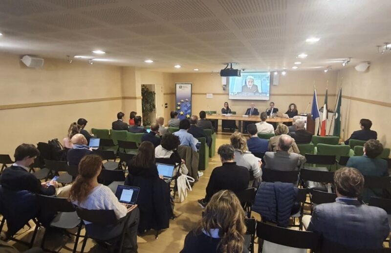 02. Evento presentazione ecosistemi Bergamo Brescia a Bruxelles scaled Presentata all'Europa l'esperienza di sviluppo sostenibile degli ecosistemi di Bergamo e Brescia