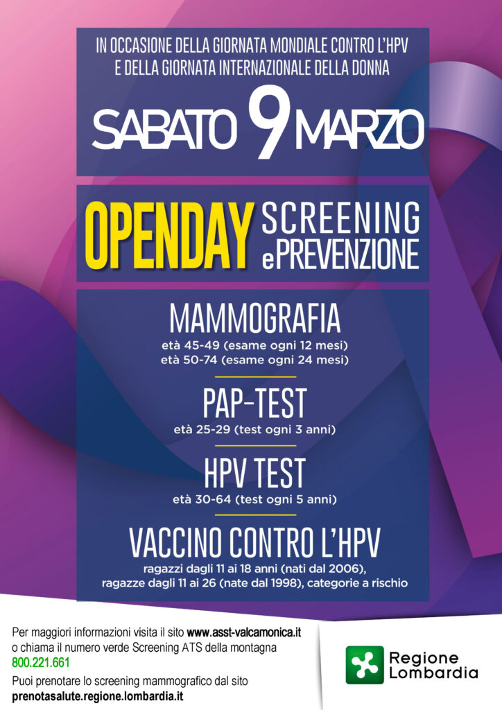 05A Open day HPV 09 MARZO.pptx 04 MARZO 2024 – GIORNATA MONDIALE PER LA LOTTA ALL’HPV