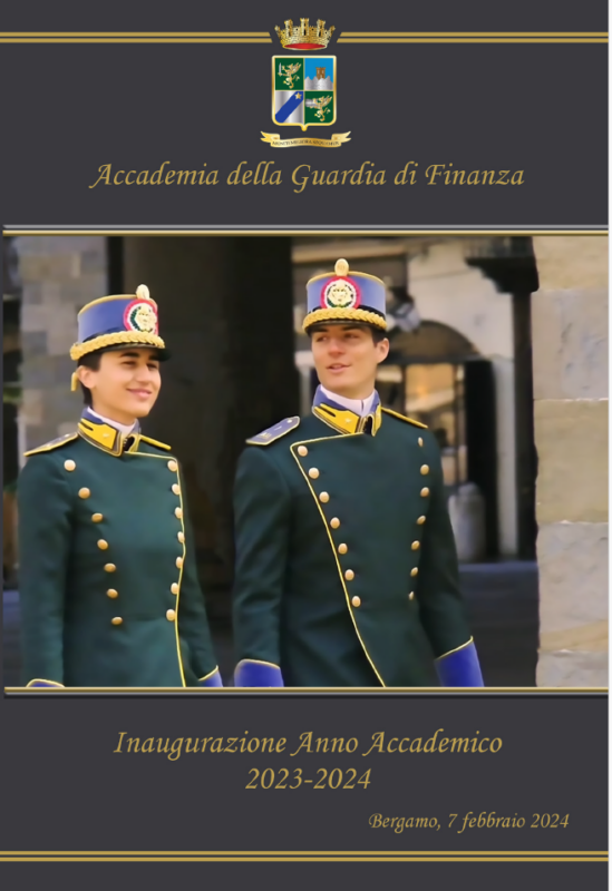 Inaugurazione Anno Accademico 2023/2024 Accademia della Guardia di Finanza