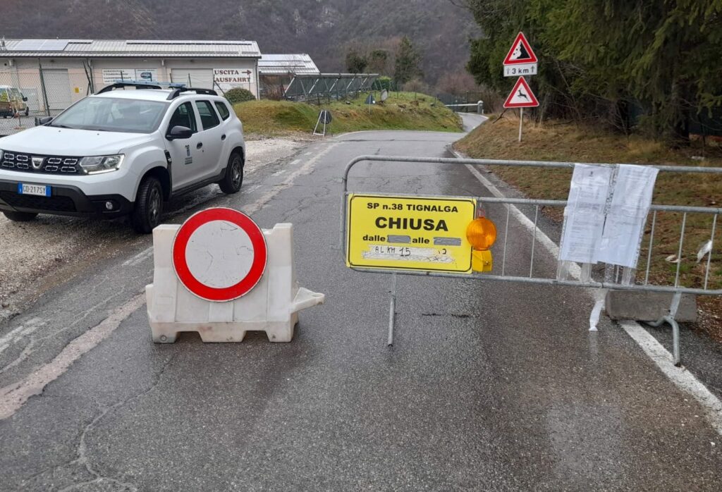 chiusura sp38 tremosine Chiusura SP38 nel Comune di Tremosine