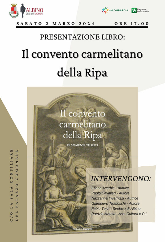 Presentazione volume "Il convento carmelitano della Ripa"