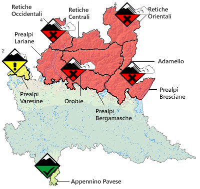 Pericolo valanghe in Lombardia: massima attenzione durante il weekend