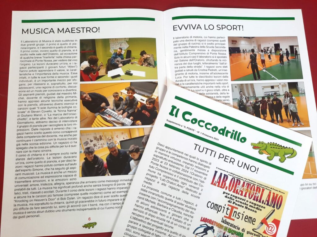 ALL' ORATORIO DI PONTE NOSSA E’ NATO “IL COCCODRILLO”