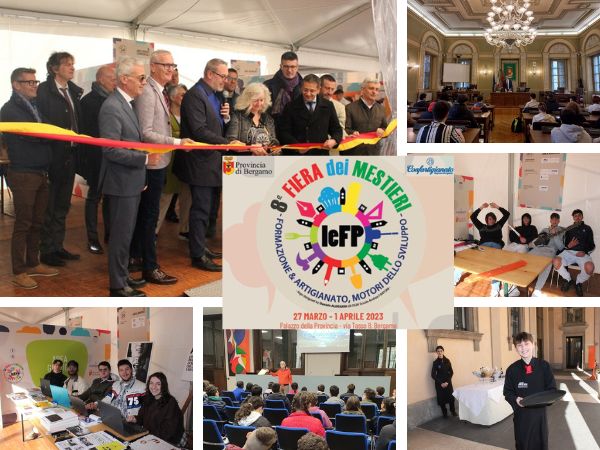 EVID FNS Fiera Mestieri collage 2023 EVID FNS Fiera Mestieri collage 2023