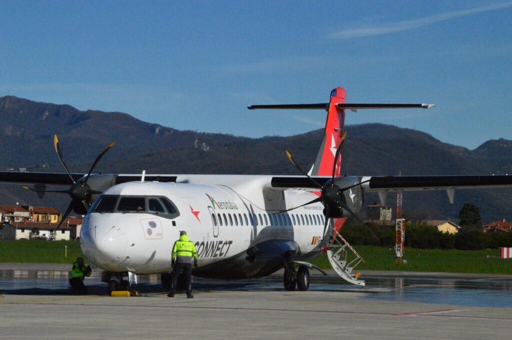 Inaugurata oggi la rotta giornaliera Perugia-Milano Bergamo operata da Aeroitalia