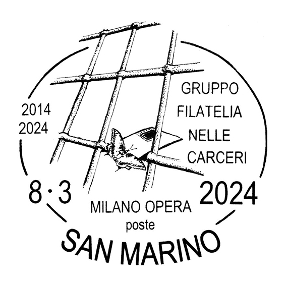 annullo carceri “Filatelia nelle carceri” anche Poste San Marino all’evento organizzato ad Opera