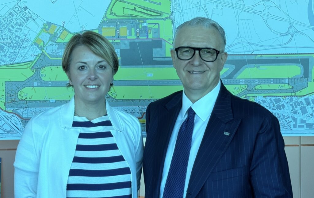 Amelia Corti e Emilio Bellingardi CdA SACBO nomina Amelia Corti nuovo direttore generale SACBO