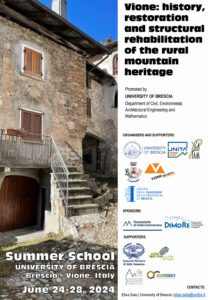 Vione: history, restoration and structural rehabilitation of the rural mountain heritage