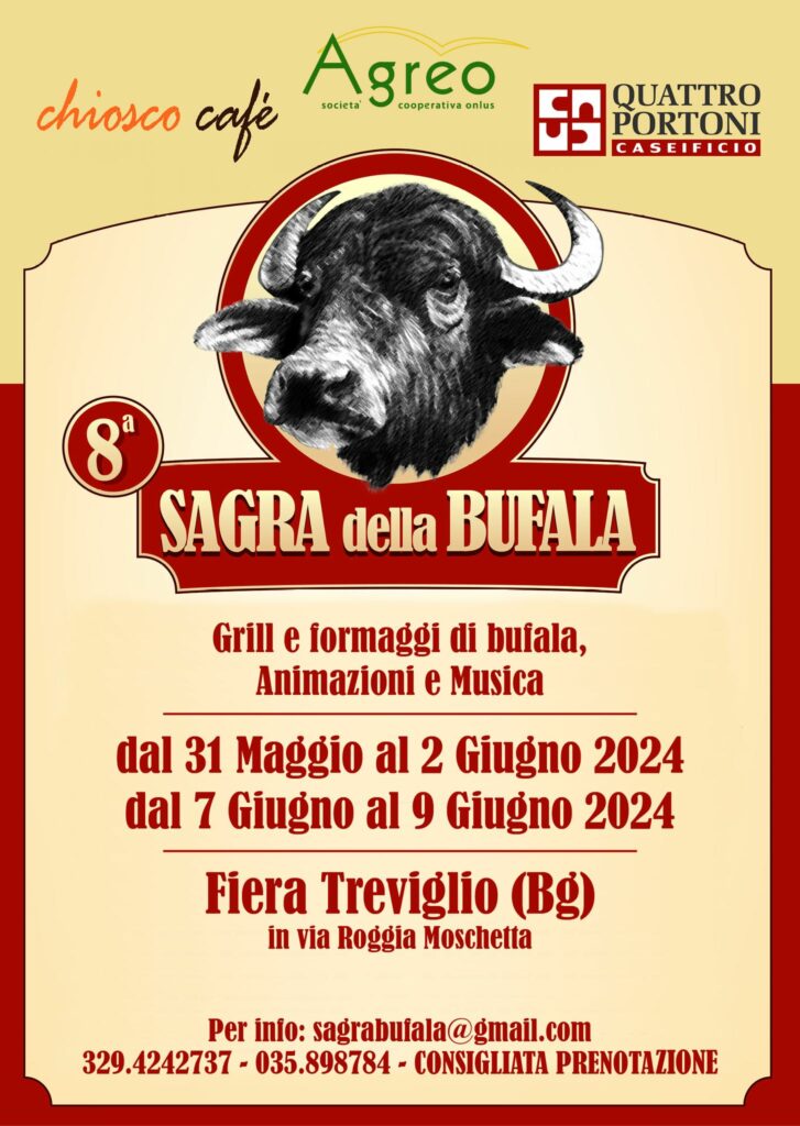 sagra della bufala treviglio Due weekend all’insegna delle specialità gastronomiche di Bufala